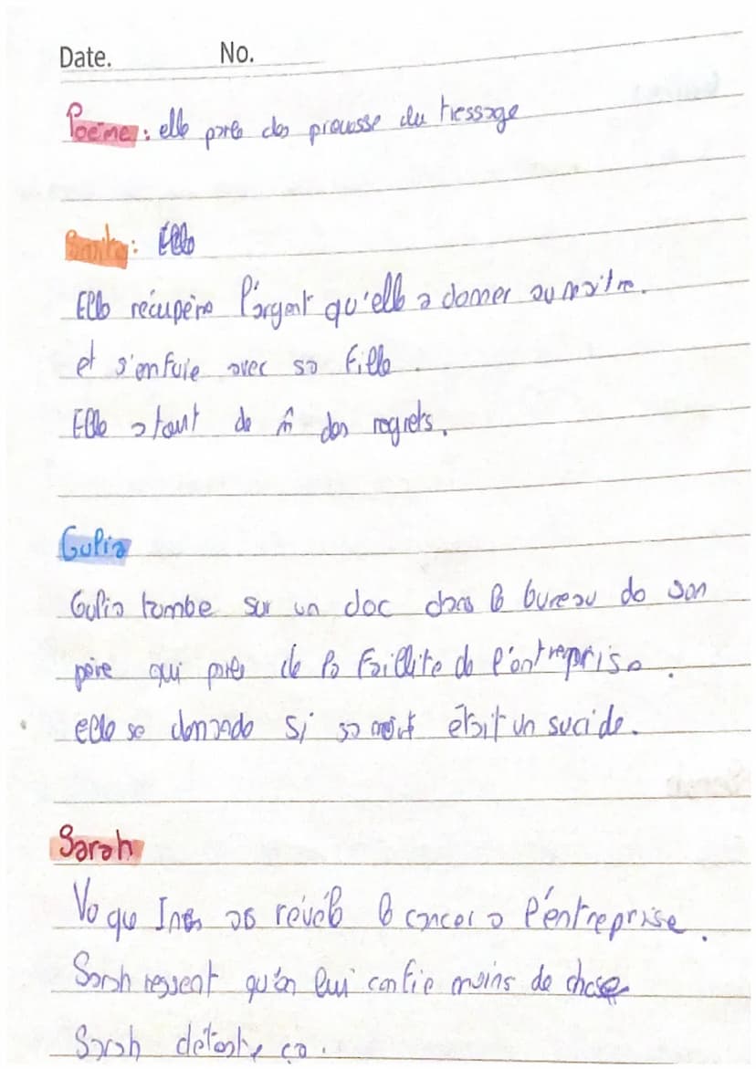 Lo tresse
Date.
de "Pealitia Colombani"
No.
Prologue
Une voie park de son amours pour Port du tivessage.
1 qui assimil
Amita
1 l'histoire se