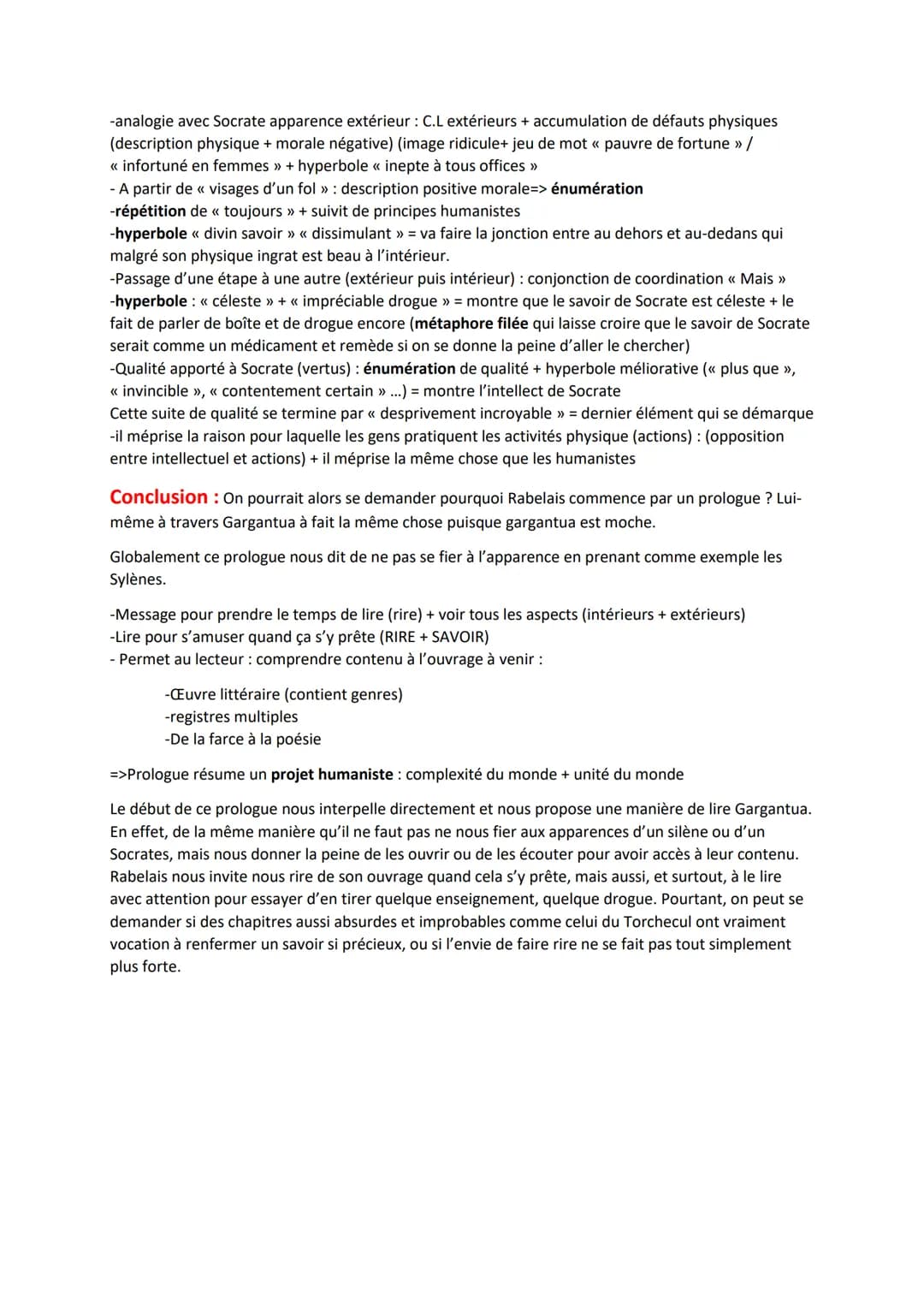 Pourquoi est-ce qu'un prologue de l'auteur nous parle d'un philosophe et d'une boîte de
médicament?
Prologue de l'auteur
Rabelais
Pb : Quel 