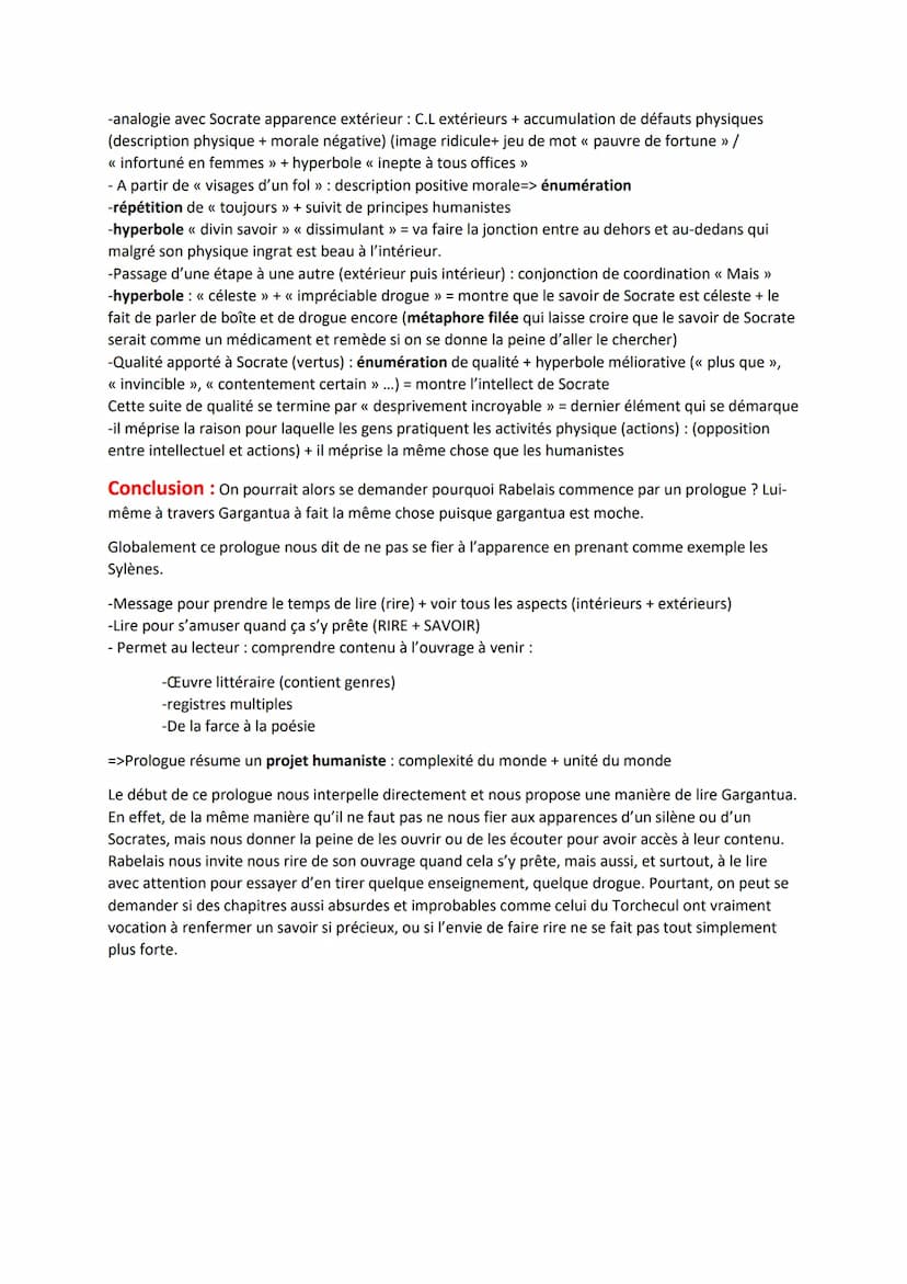 Pourquoi est-ce qu'un prologue de l'auteur nous parle d'un philosophe et d'une boîte de
médicament?
Prologue de l'auteur
Rabelais
Pb : Quel 