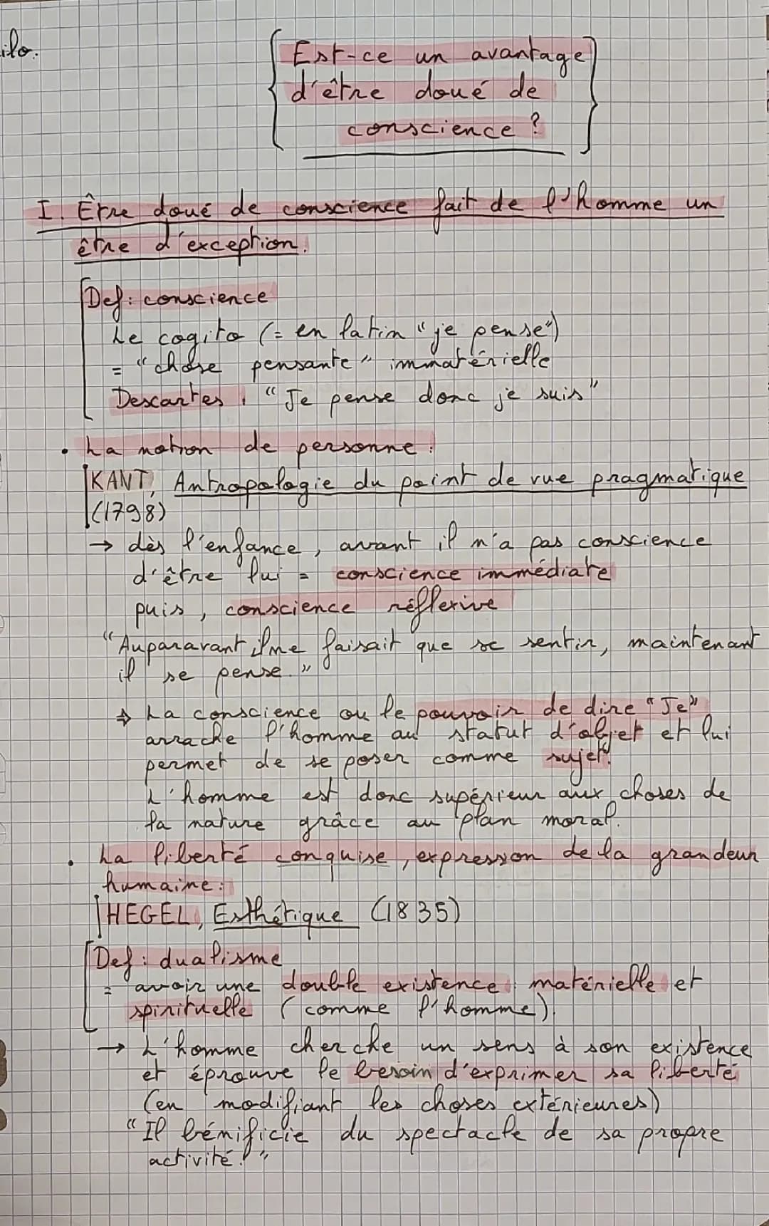 Comprendre la Conscience en Philosophie