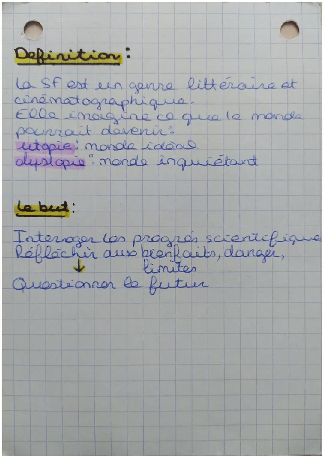 # 4 genres de la science-fiction

1- La fantaisy
se situe à la crasée de fardastiques et
du nerveilleus. Il mèle le mythe,
e-hestaire et la 