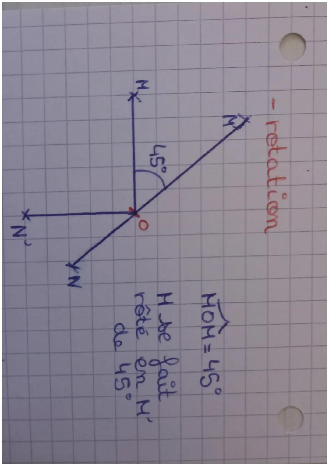 M
9
géométrie
-symétrie axiale
M
4
-symétrie centrale demi-tour
M
H
-translation
M symétrique axiale
par rapport a (A)
de M²₂
M
symétrique
c