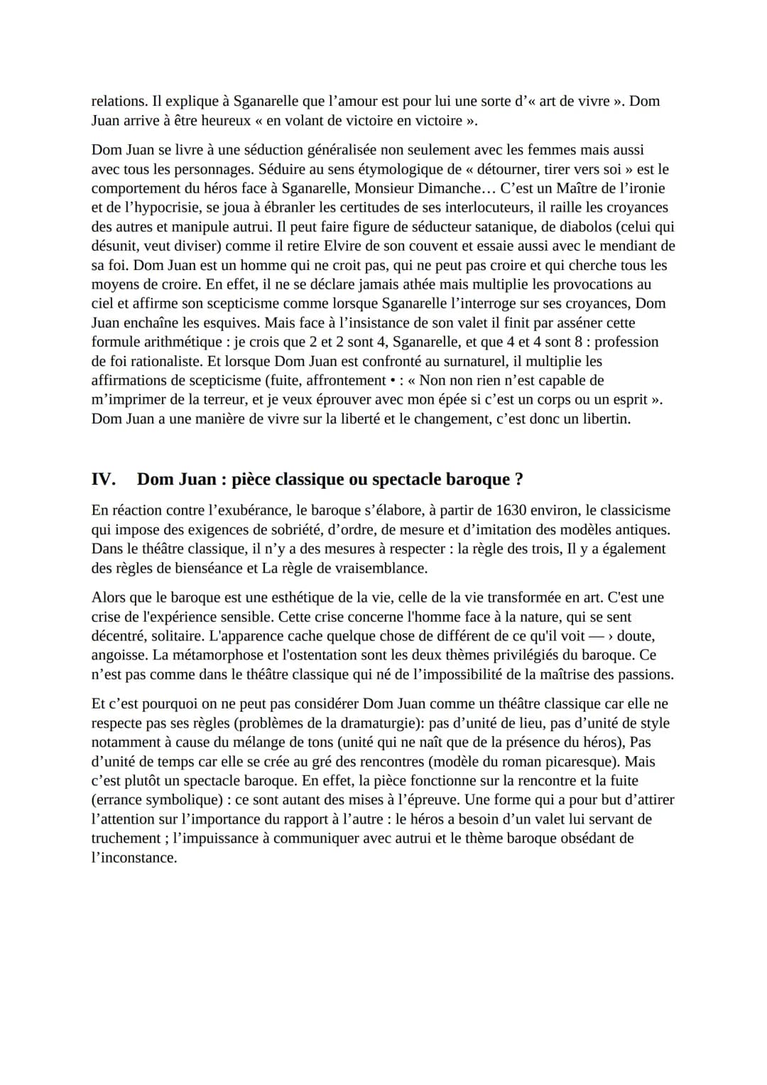 FRANÇAIS
Thème: DOM JUAN DE MOLIÈRE
I.
II.
III.
IV.
Biographie de Molière
Résumé de la pièce
Les thèmes de la pièce
Par CONDE KADIA
PLAN DE 