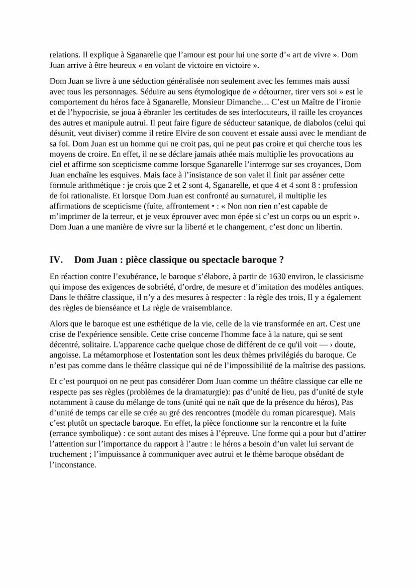 FRANÇAIS
Thème: DOM JUAN DE MOLIÈRE
I.
II.
III.
IV.
Biographie de Molière
Résumé de la pièce
Les thèmes de la pièce
Par CONDE KADIA
PLAN DE 