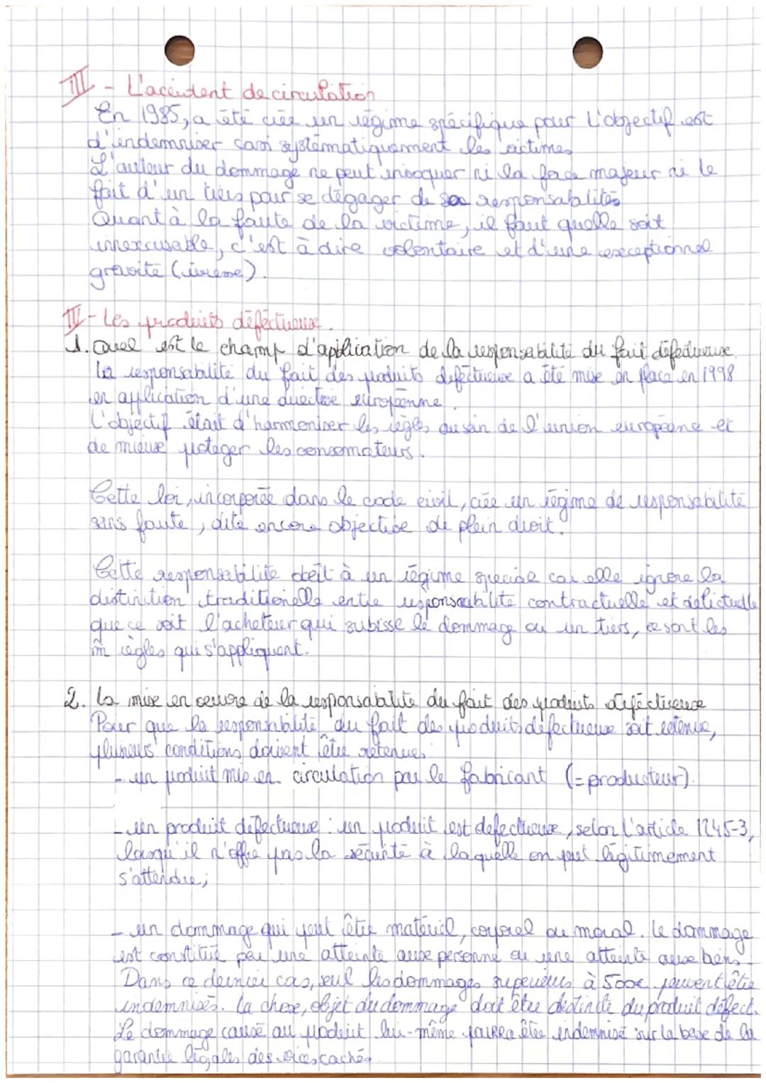 # Chapitre 5: Les Régimes specialuse
de responsabilité civile

Differents regimes de responsabilite cuile esxivent : la fonction du fait
gen