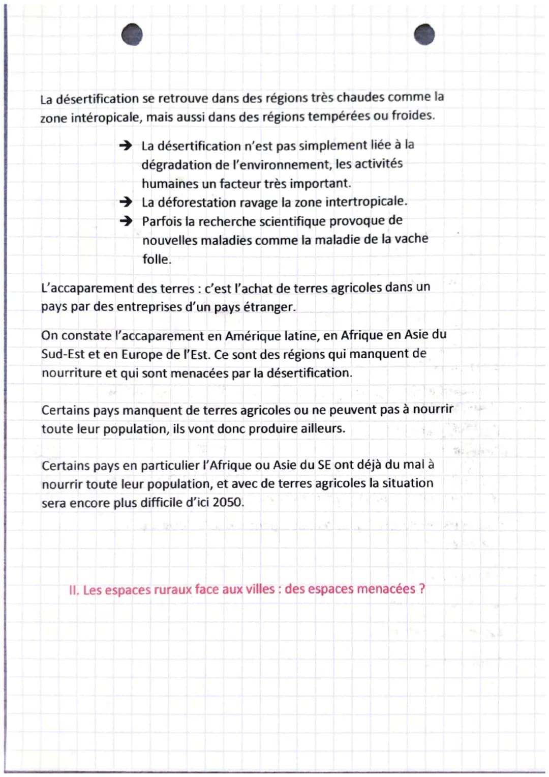 geographic
Chapitre 2
Les espaces ruraux
Introduction
Aujourd'hui, environ 45% de la population mondiale habite
dans les espaces ruraux : ce