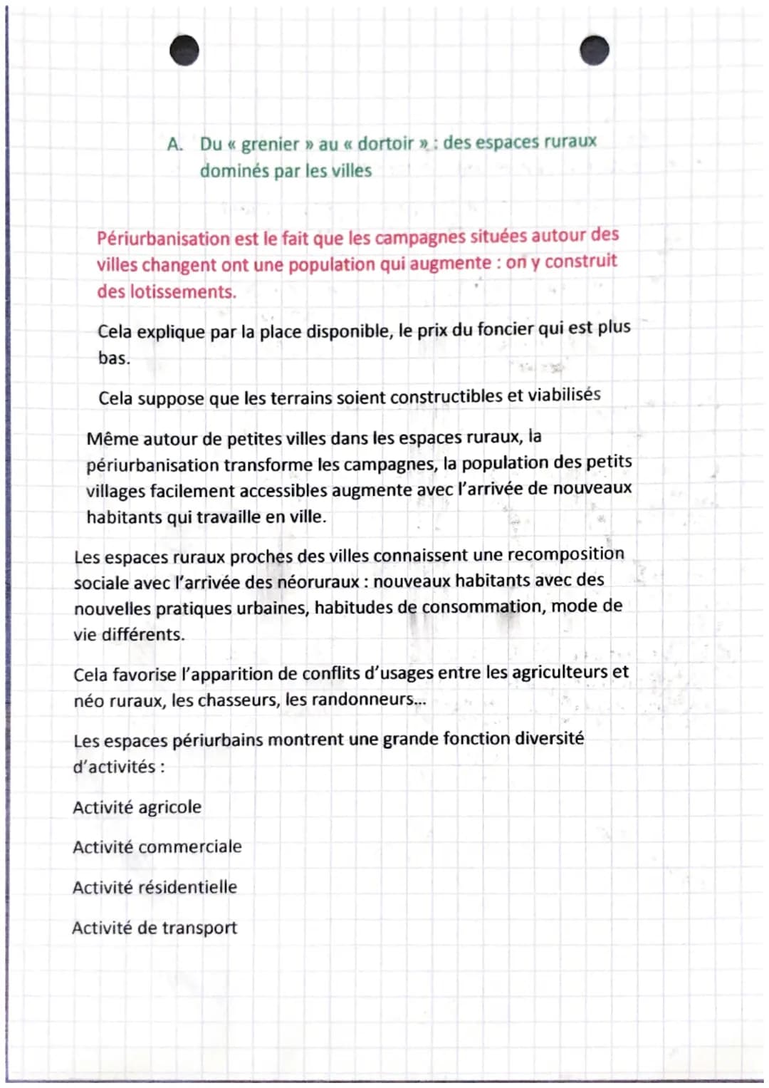 geographic
Chapitre 2
Les espaces ruraux
Introduction
Aujourd'hui, environ 45% de la population mondiale habite
dans les espaces ruraux : ce