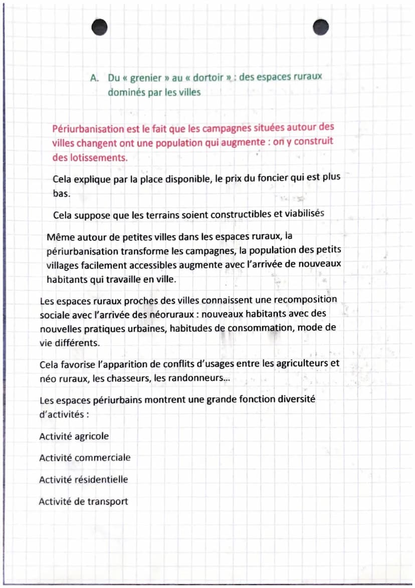 geographic
Chapitre 2
Les espaces ruraux
Introduction
Aujourd'hui, environ 45% de la population mondiale habite
dans les espaces ruraux : ce