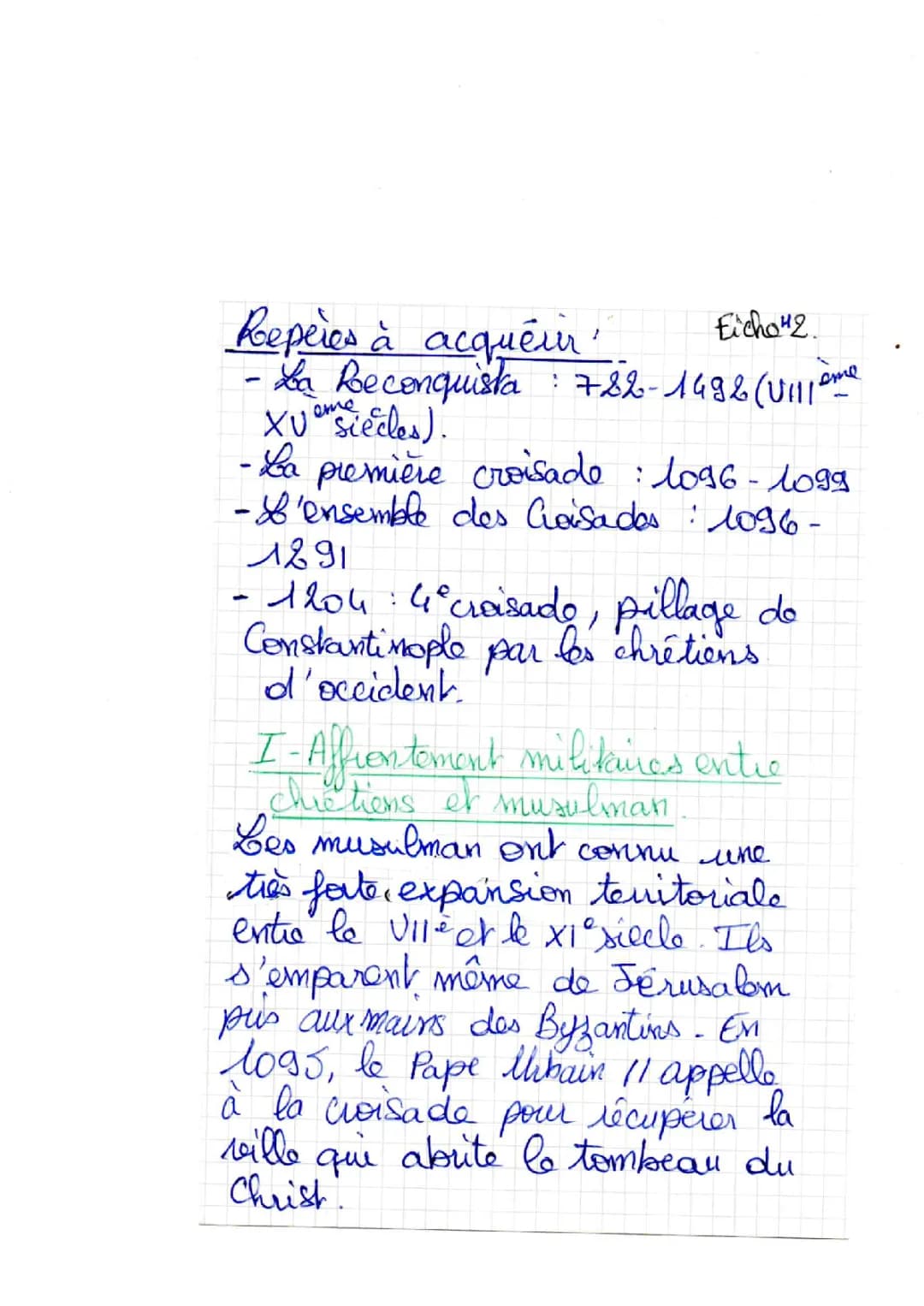 La Méditerranée un espace de contact entre chrétiens et musulmans 