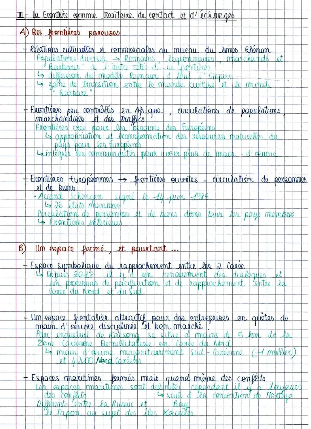 En quai les frontières ont différentes fonction
1-la frontière un moyen / outil de delimitation de l'espace
A) le moyen de construire in Emp