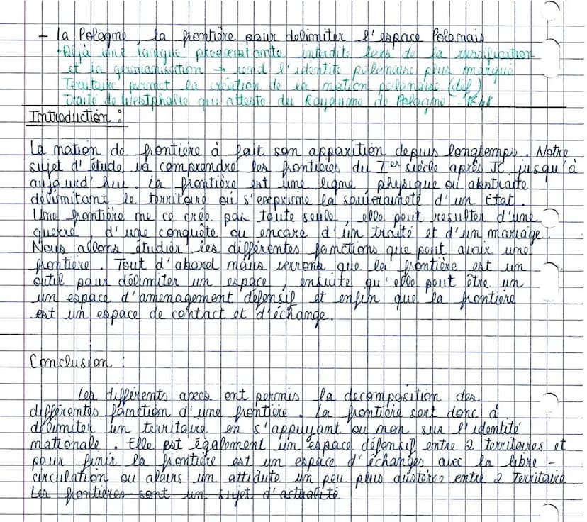 En quai les frontières ont différentes fonction
1-la frontière un moyen / outil de delimitation de l'espace
A) le moyen de construire in Emp