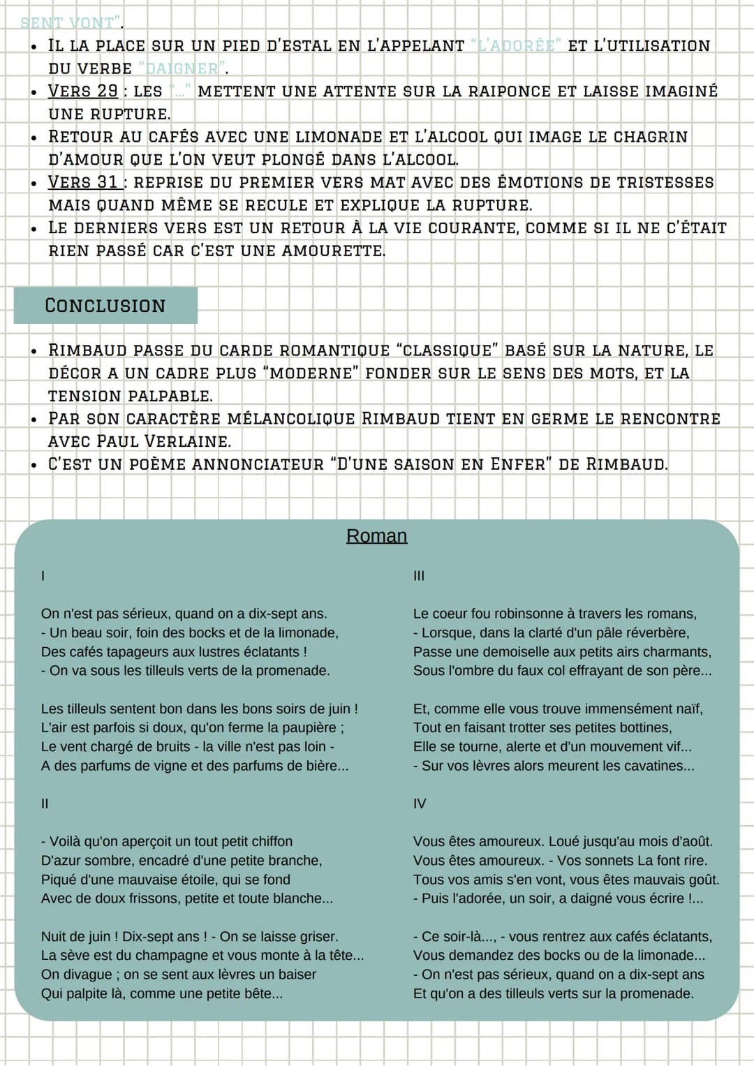 TEXTE 2 Roman
PRÉSENTATION DU TEXTE:
ROMAN EST UN POÈME ISSU DES
"CAHIERS DE DOUAI" DE ARTHUR
RIMBAUD PUBLIÉ EN 1870.
• L'OR DE L'ÉCRITURE D