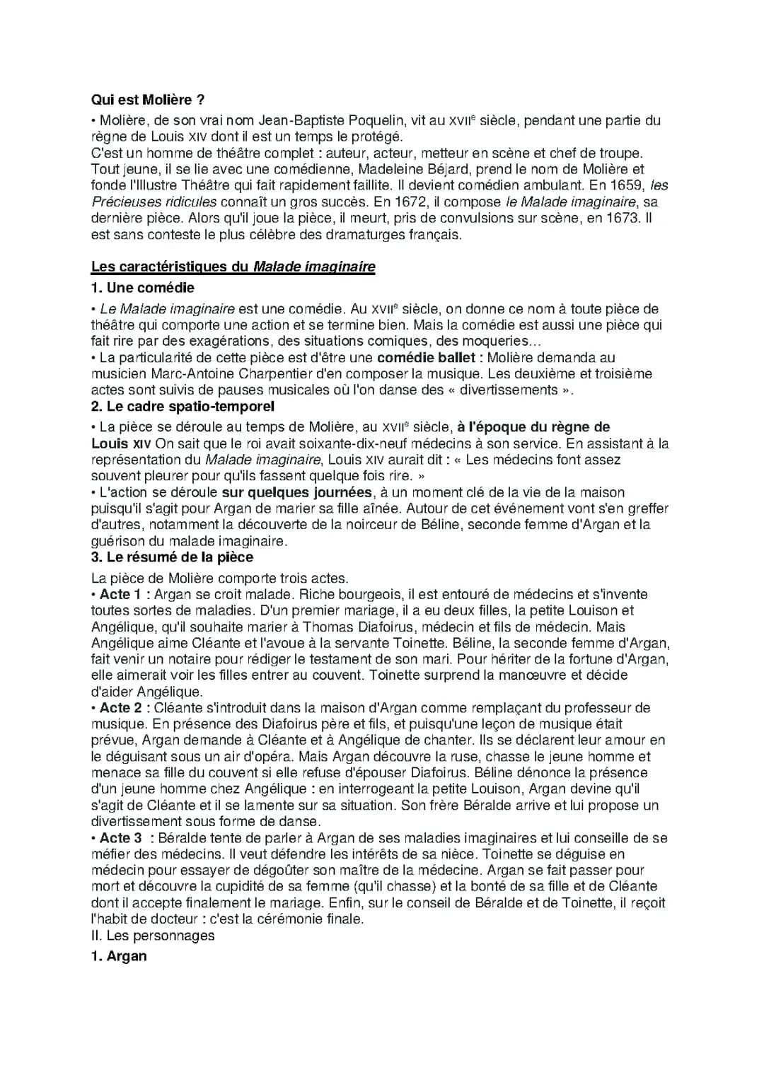 Molière : Le Célèbre Dramaturge du XVIIe Siècle