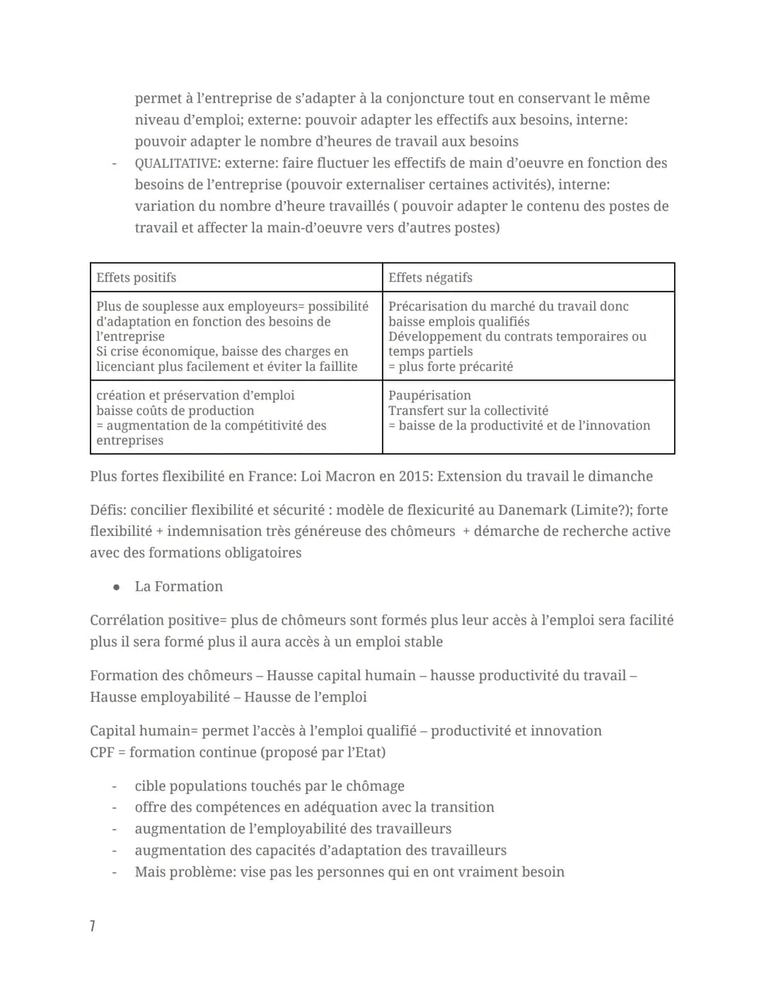 OBJECTIFS D'APPRENTISSAGES
Savoir définir le chômage et le sous-emploi et connaître les indicateurs de taux de chômage et de
taux d'emploi.

