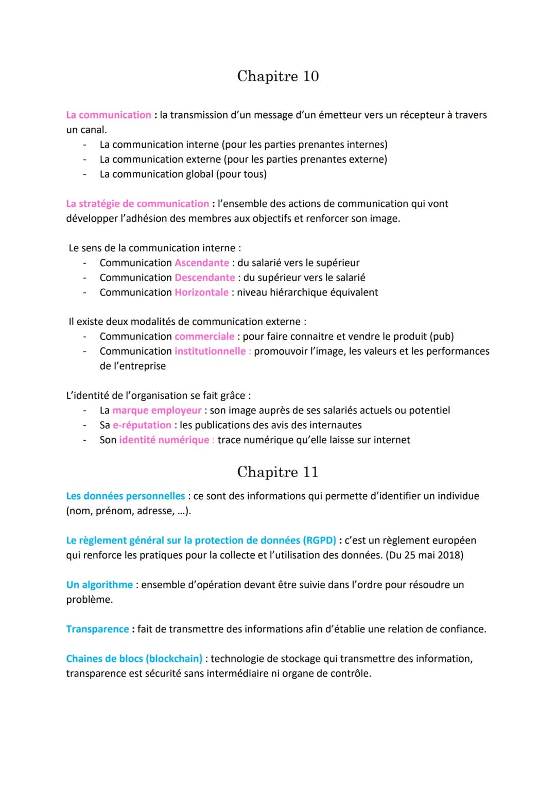 Révision MSDGN Bac
Chapitre 1
L'étude de marché : Elle sert à mener ponctuellement une récolte d'info sur les
caractéristiques du marché.
La