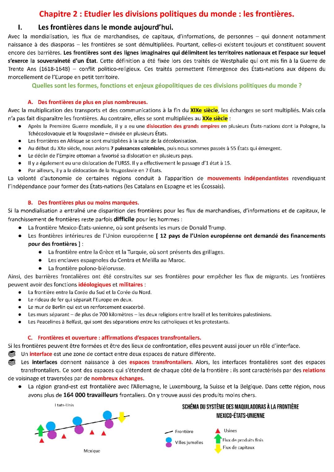 Comprendre les frontières : Un acte géopolitique et ses enjeux