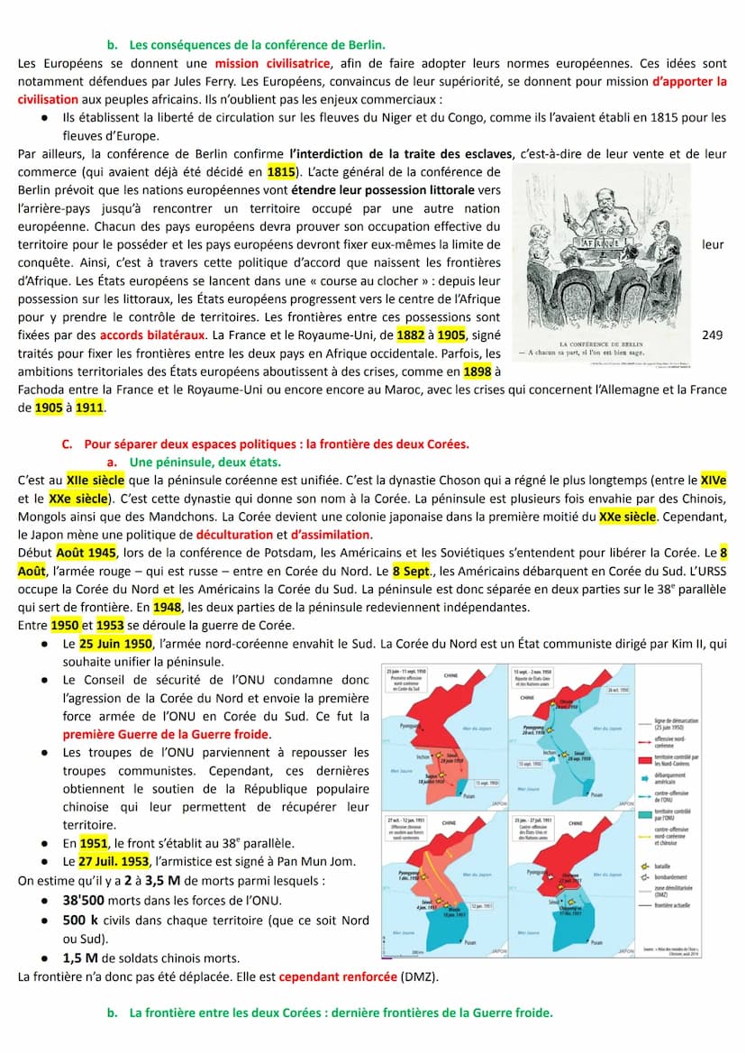 Chapitre 2 : Etudier les divisions politiques du monde : les frontières.
I.
Les frontières dans le monde aujourd'hui.
Avec la mondialisation