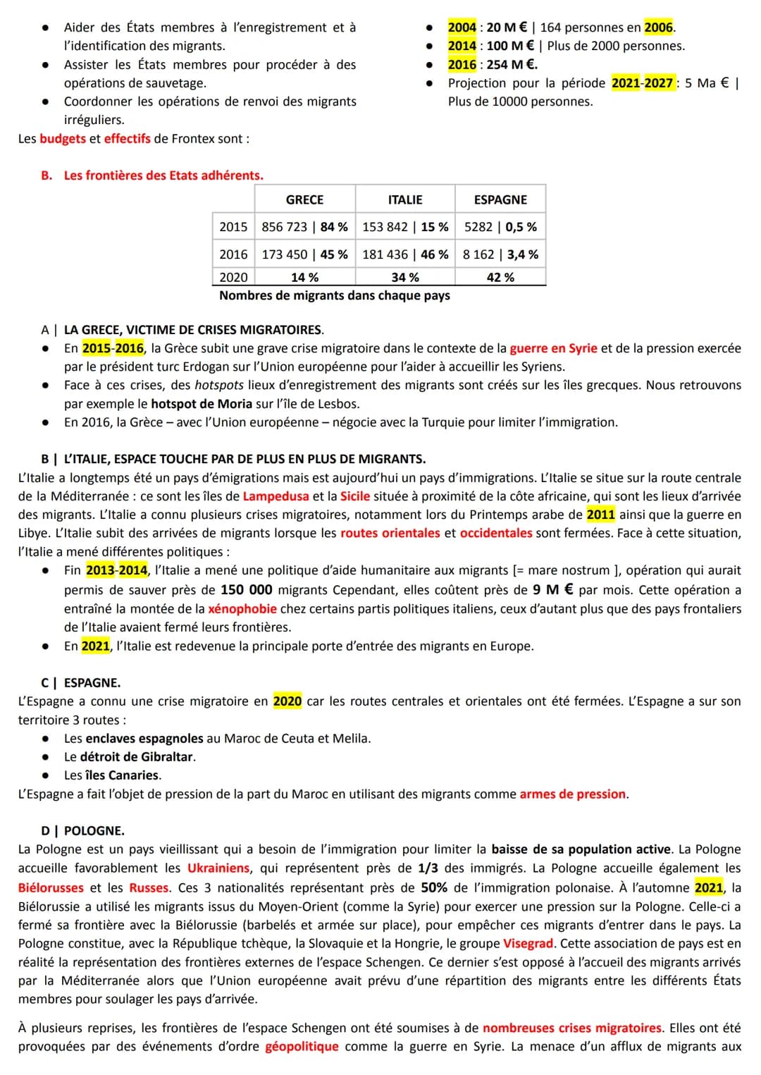 Chapitre 2 : Etudier les divisions politiques du monde : les frontières.
I.
Les frontières dans le monde aujourd'hui.
Avec la mondialisation