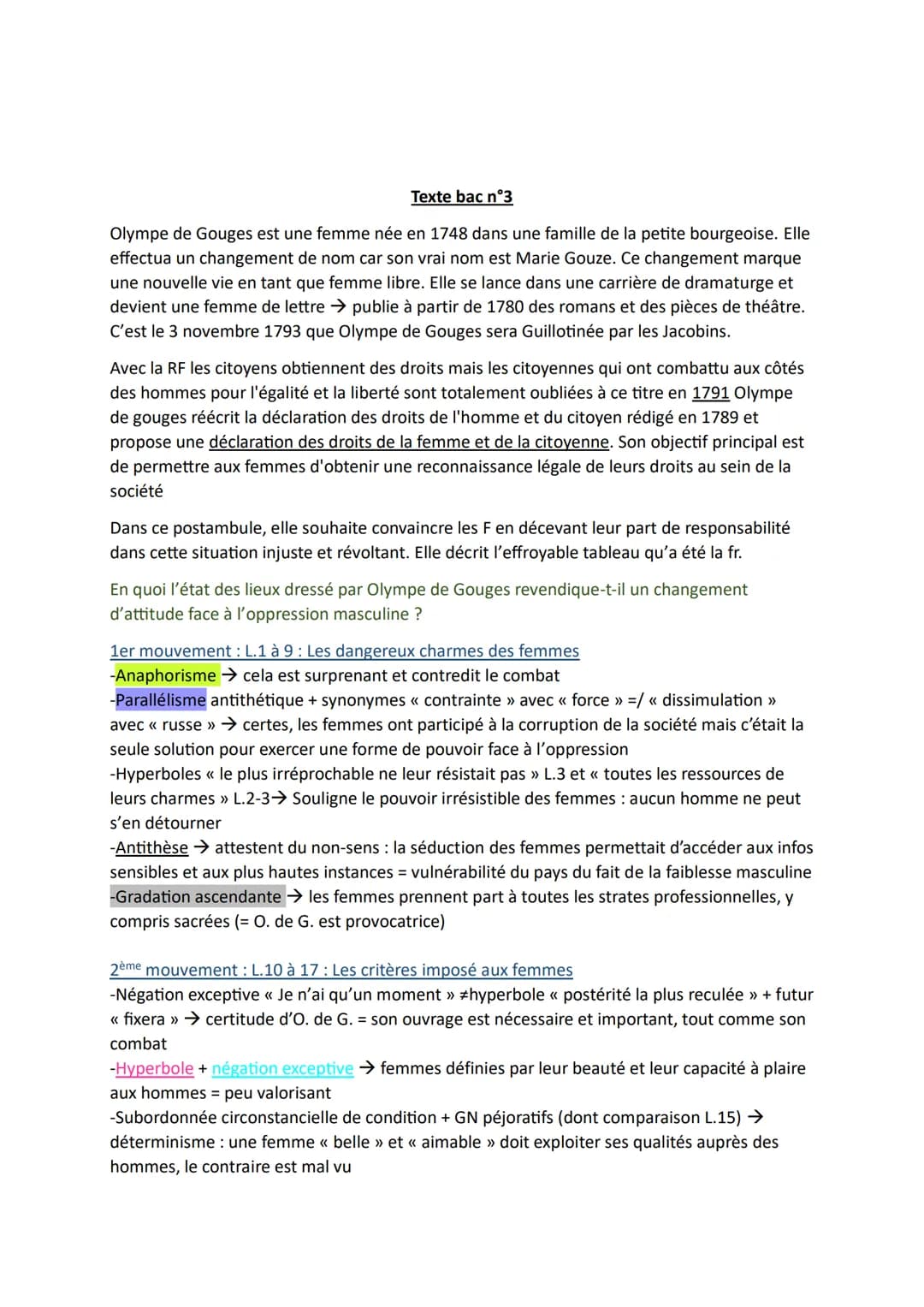 Les femmes ont fait plus de mal que de bien. La contrainte et la dissimulation ont été leur
partage. Ce que la force leur avait ravi, la rus