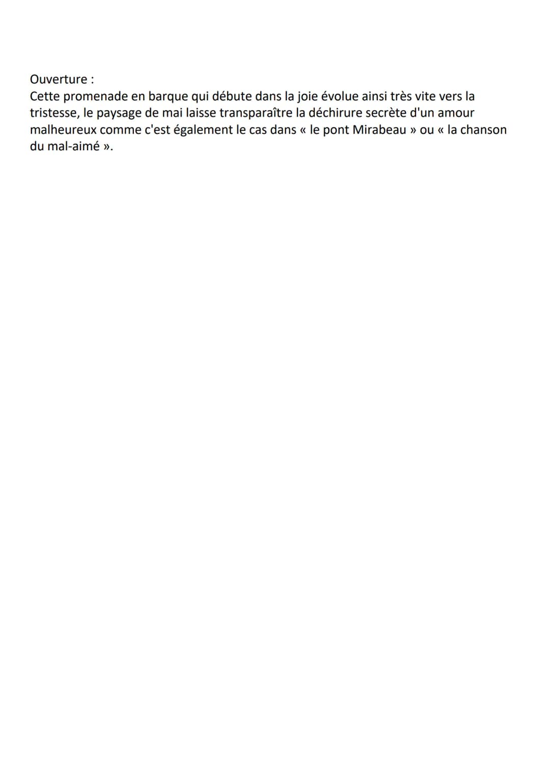 Guillaume Apollinaire est un poète moderne de la fin du 19eme siècle début 20eme qui
appartient à aucun mouvement bien qu'influencé par le c
