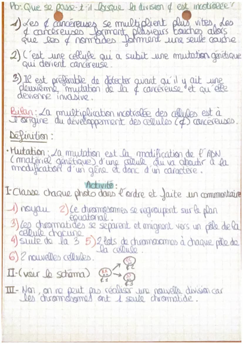 cellule
initiale
xx
$1
Chapitre A3-SVT
duplication
42
4 chromosomas a
2 chromatides
XX
**
42
Mitose
66
£4
(6
45
Mitose
43
I-da masse de maté