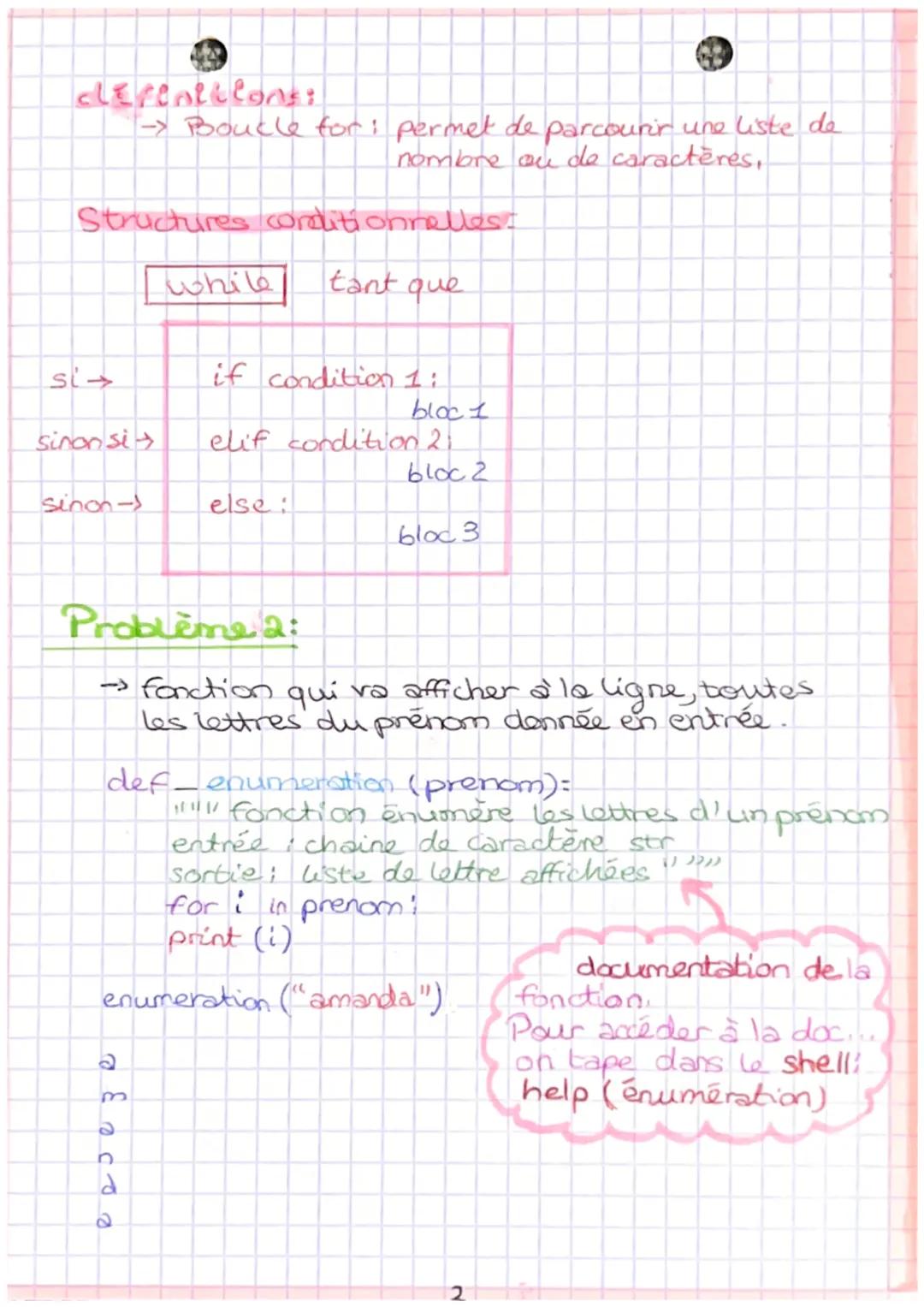 définitions:
→Python est un langage sensible a la casse
Ⓒat A‡à.
→ Une variable est stockée dans une case
mémoire "approximation".
→> str = 