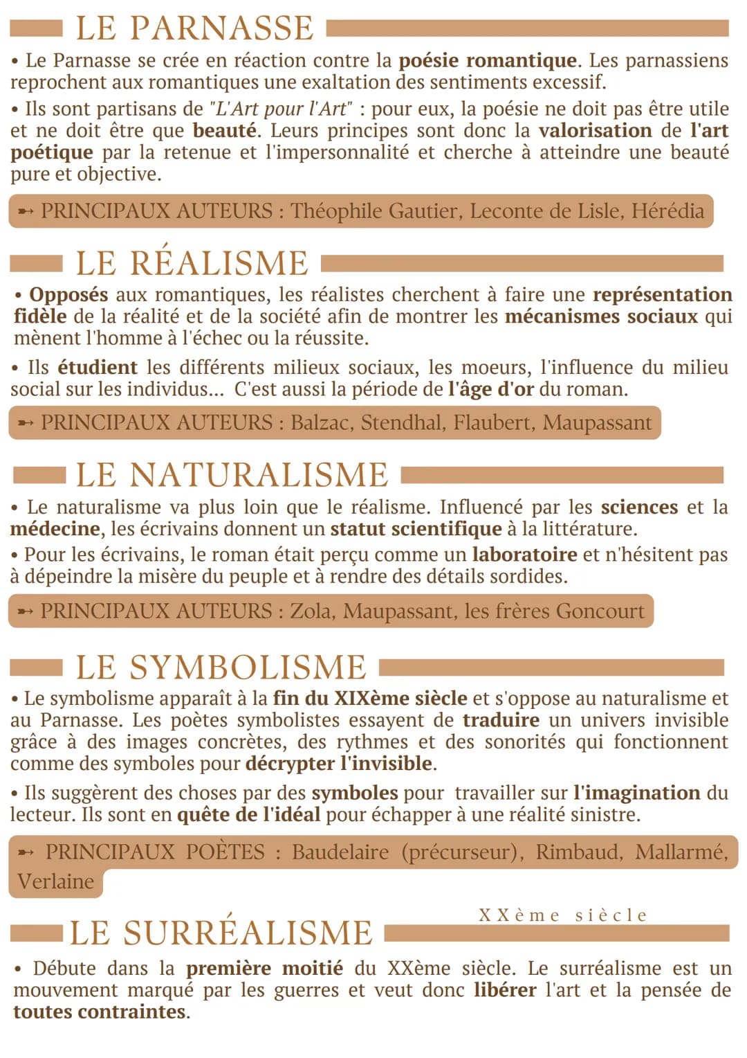 MOUVEMENTS
littéraires
L'HUMANISME
• Les humanistes redécouvrent la culture grecque et latine et donnent de
l'importance au savoir et à l'éd