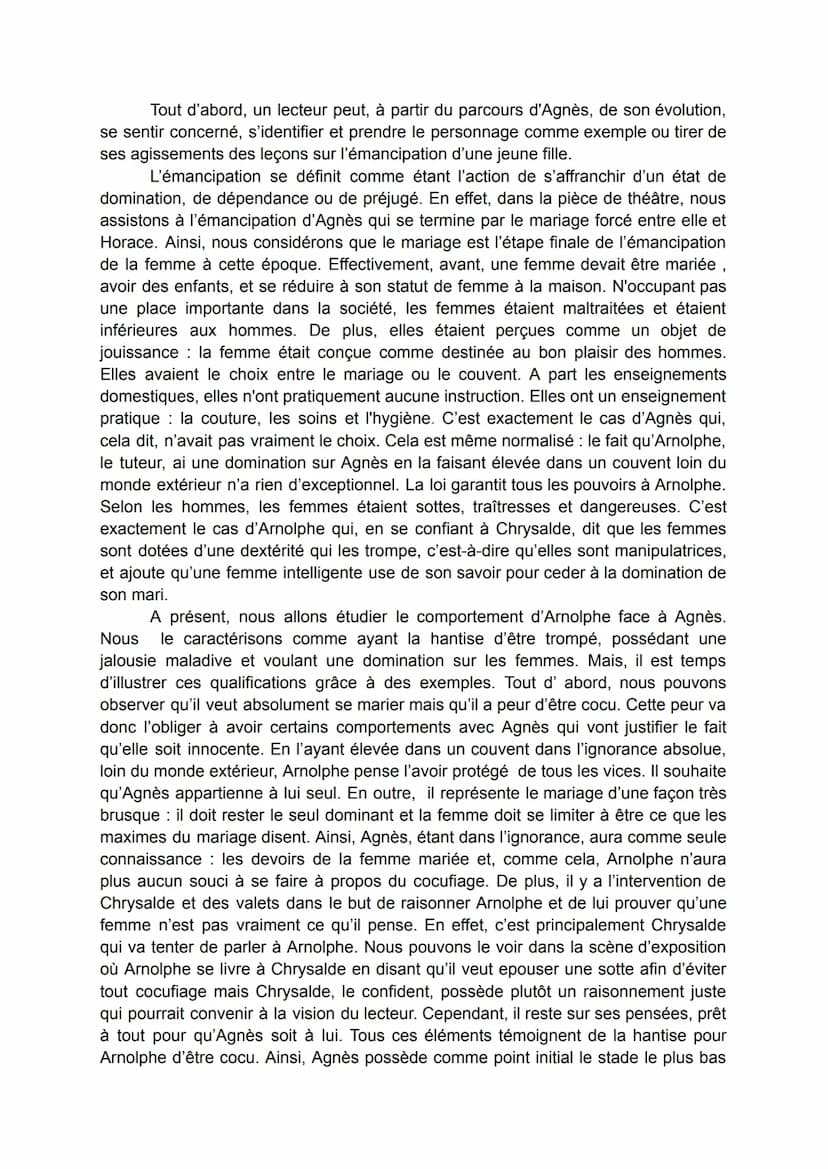 Lundi 26 avril 2021
SLACEL Angelina
DISSERTATION : L'école des femmes, Molière
Jean-Baptiste Poquelin, dit Molière, est un dramaturge de l'é
