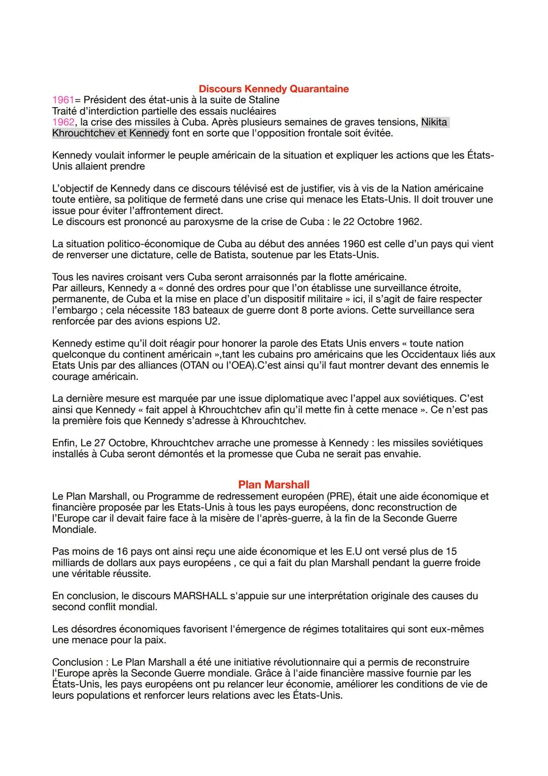 La multiplication des acteurs internationaux dans un monde
bipolaire (1945-1970)
1945 = 5 ans d'une guerre au bilan catastrophique; objectif