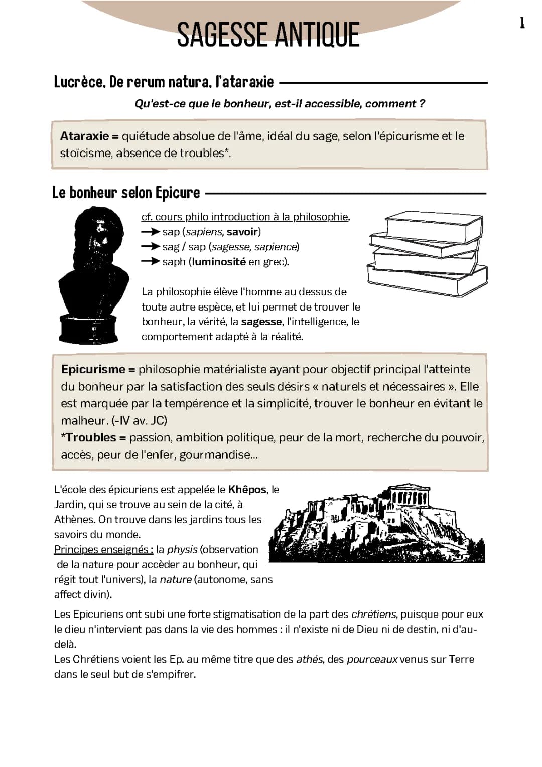 Découvre le Bonheur avec Épicurisme et Stoïcisme