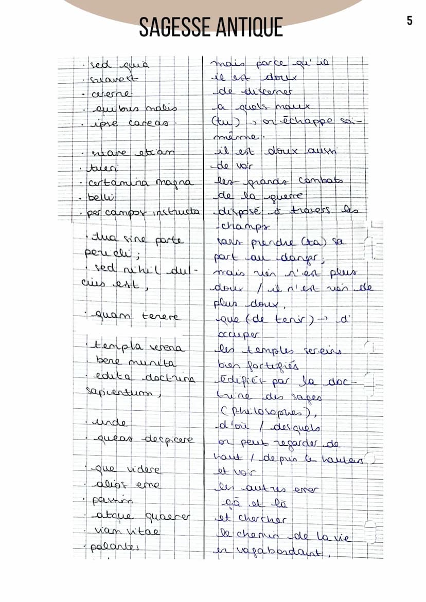 SAGESSE ANTIQUE
Lucrèce, De rerum natura, l'ataraxie
Qu'est-ce que le bonheur, est-il accessible, comment ?
Ataraxie = quiétude absolue de l