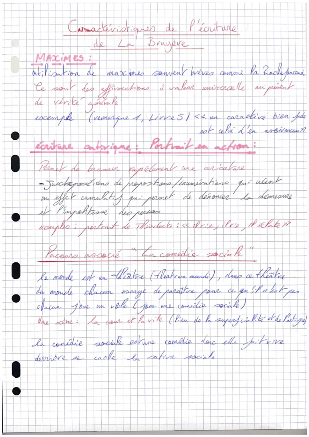 Les Caractères
intro:
Depuis l'Antiquite, le theatre est régulièrement utilisé comme une
métaphone évocatrice de la vie des hommes et des ra
