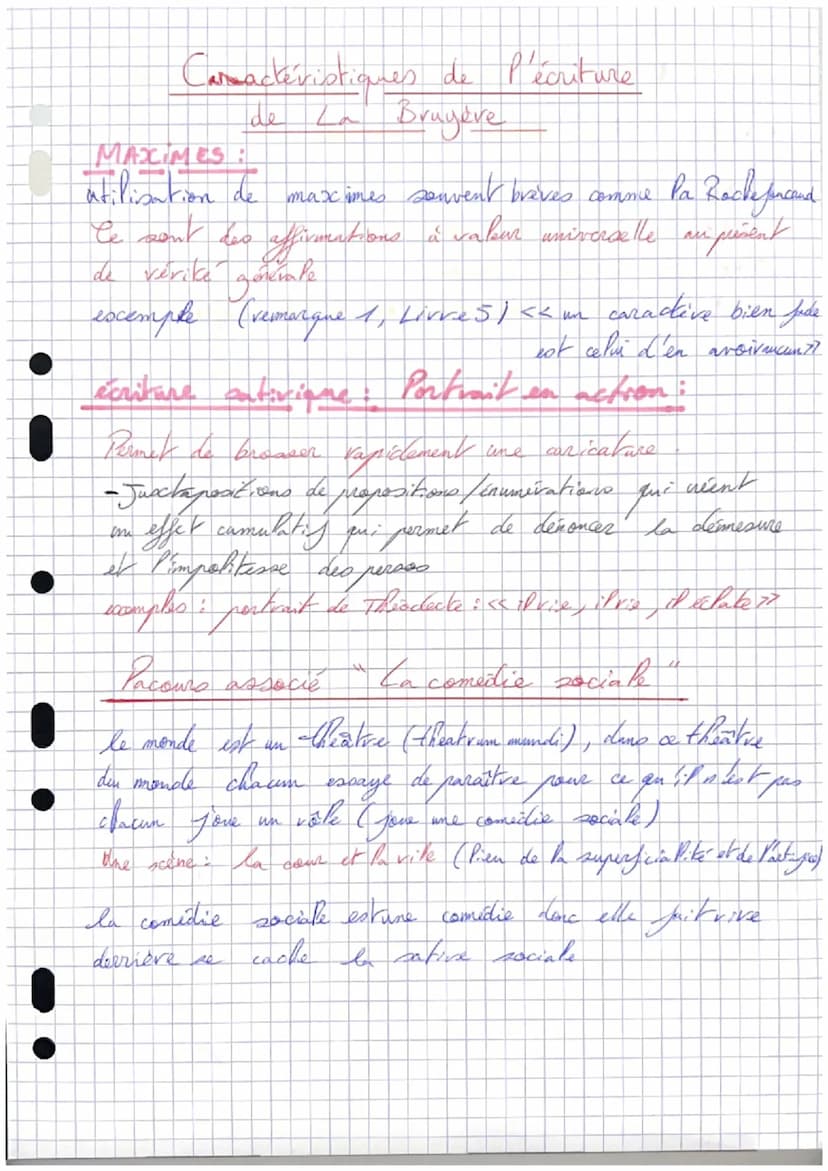 Les Caractères
intro:
Depuis l'Antiquite, le theatre est régulièrement utilisé comme une
métaphone évocatrice de la vie des hommes et des ra