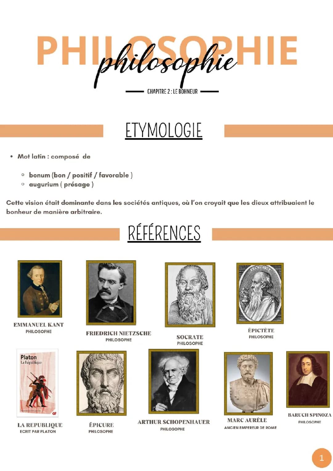 Le Bonheur philosophie