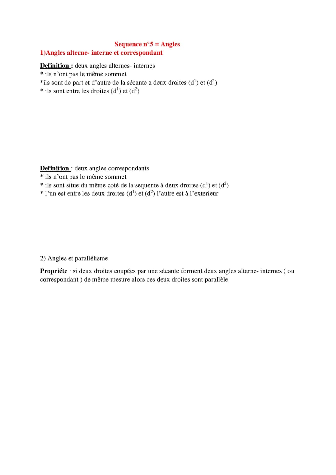 Angle 📐 alterne interne (2)