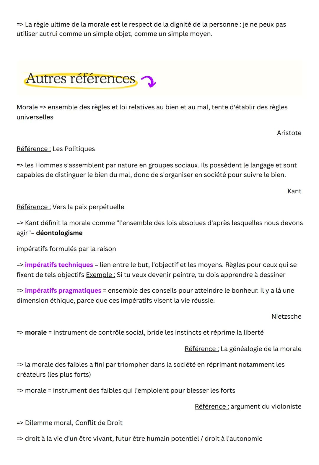 DEVOIR ET MORALE

Plan

Comment peut-on savoir ce qui est bien et ce qui est mal ?

I Le bien et le mal ne peuvent pas faire l'objet d'un sa
