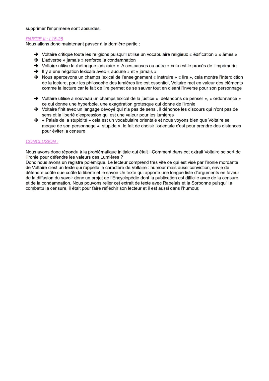 LECTURE LINEAIRE, Texte 5, De l'horrible danger de la lecture
LECTURE:
Bonjour, je vais vous présenter la lecture linéaire du texte de Volta