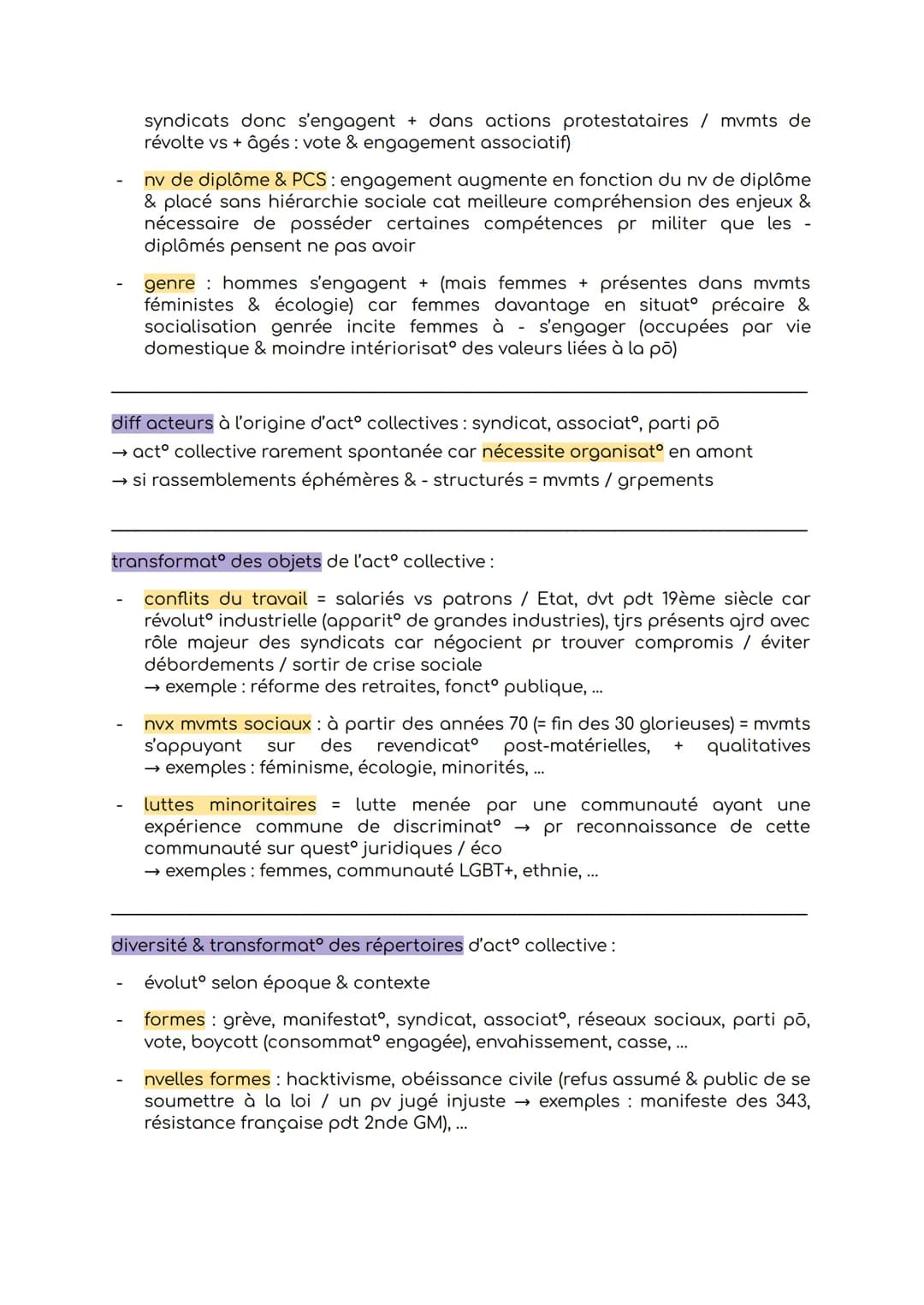 CHO2- Quels sont les fondements de l'engagement
politique dans les sociétés démocratiques ?
Engagement politique = implication durable d'un 