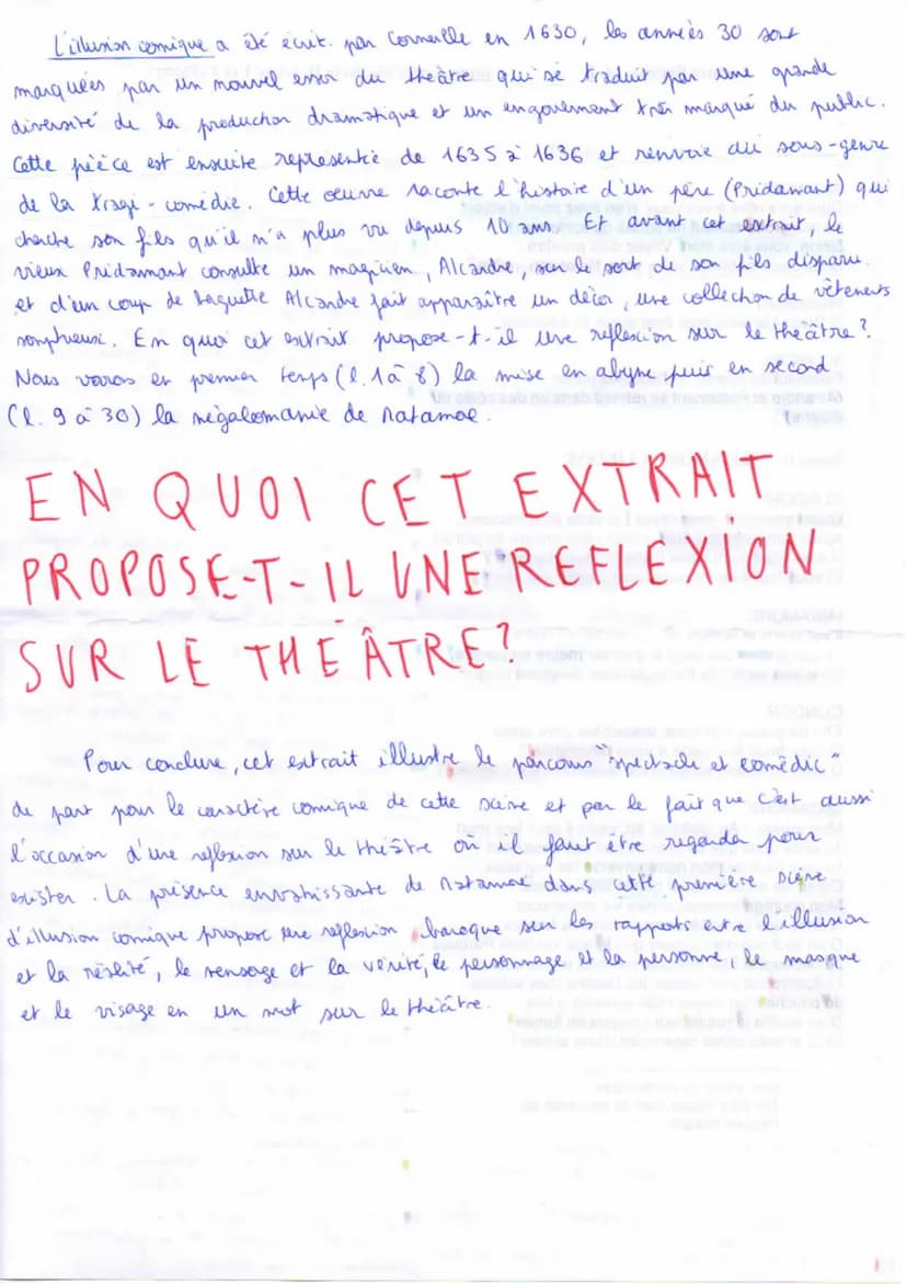 mouvement: La mise en abyme
120
La megalomanie de natamore
птипами оч
Lecture linéaire 14, L'illusion comique, Corneille, Acte II, scène 1 e