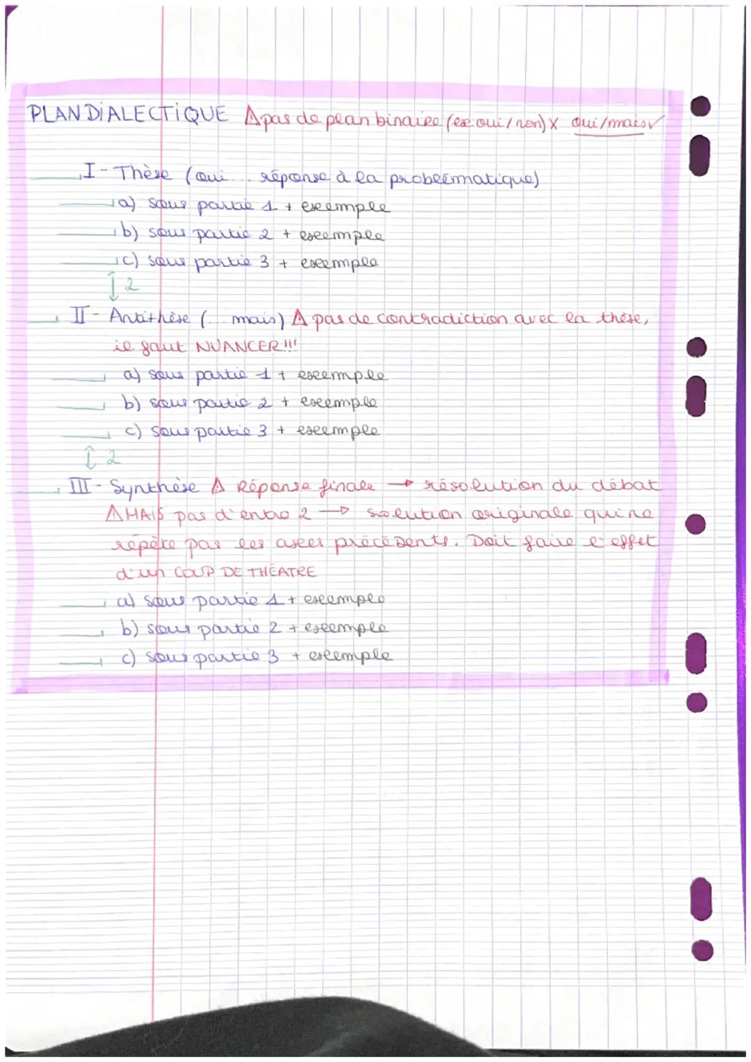 ●
BUTS:
9
argumentation de qualité: défendre ton point de vu
et celui adverse
• avoir une bonne culture (surtout litterais)
*DISSERTATION *
