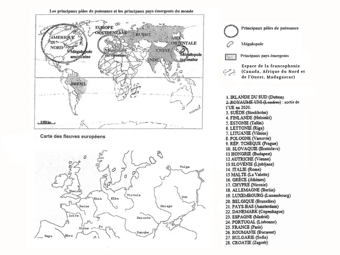 # L'UNION EUROPÉENNE

1951

Création de la
CECA
(Communauté
Européenne du
Charbon et de
l'Acier)

Politique de cohésion =
politique visant à
