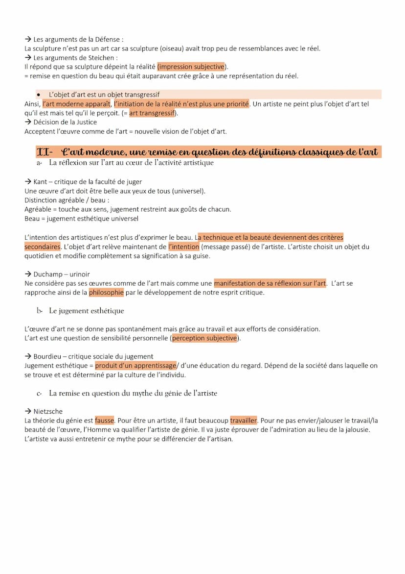 I-
Qu'est-ce qu'un oeuvre d'art?
a Les règles de l'art
Étymologie art = tékhné. Même étymologie que la technique.
Aujourd'hui, art # techniq