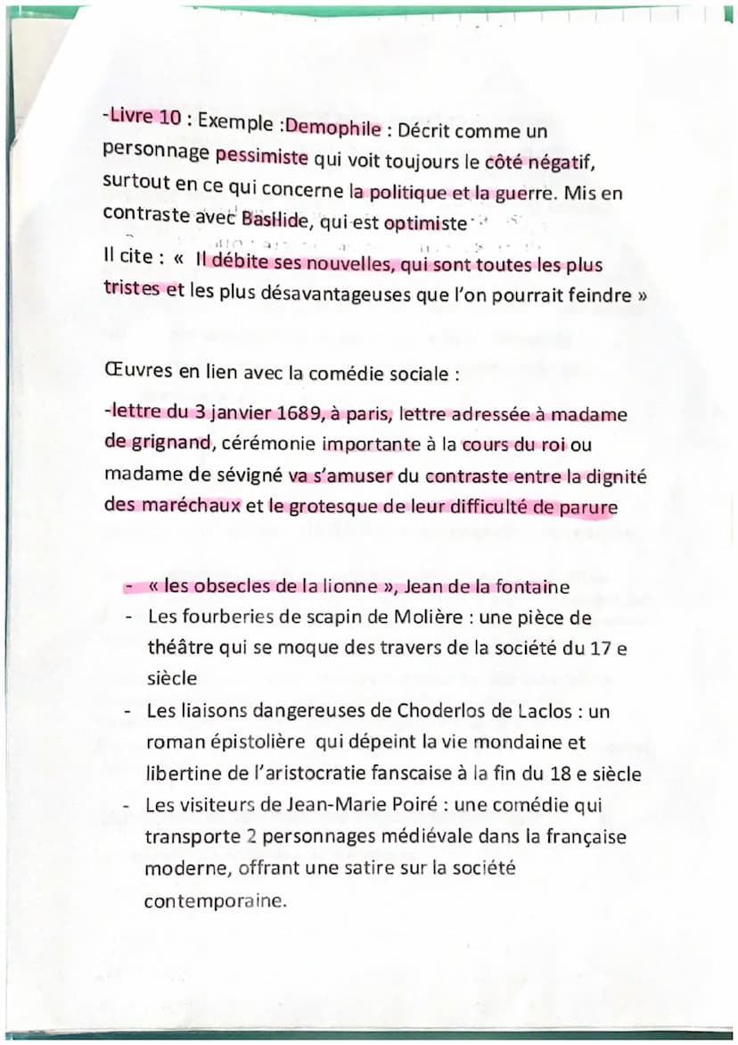 Citations :
-La Bruyère écrit d'ailleurs dans le livre 8 que « L'air de Cour
est contagieux ». Il montre que cette cour est instable :
aujou