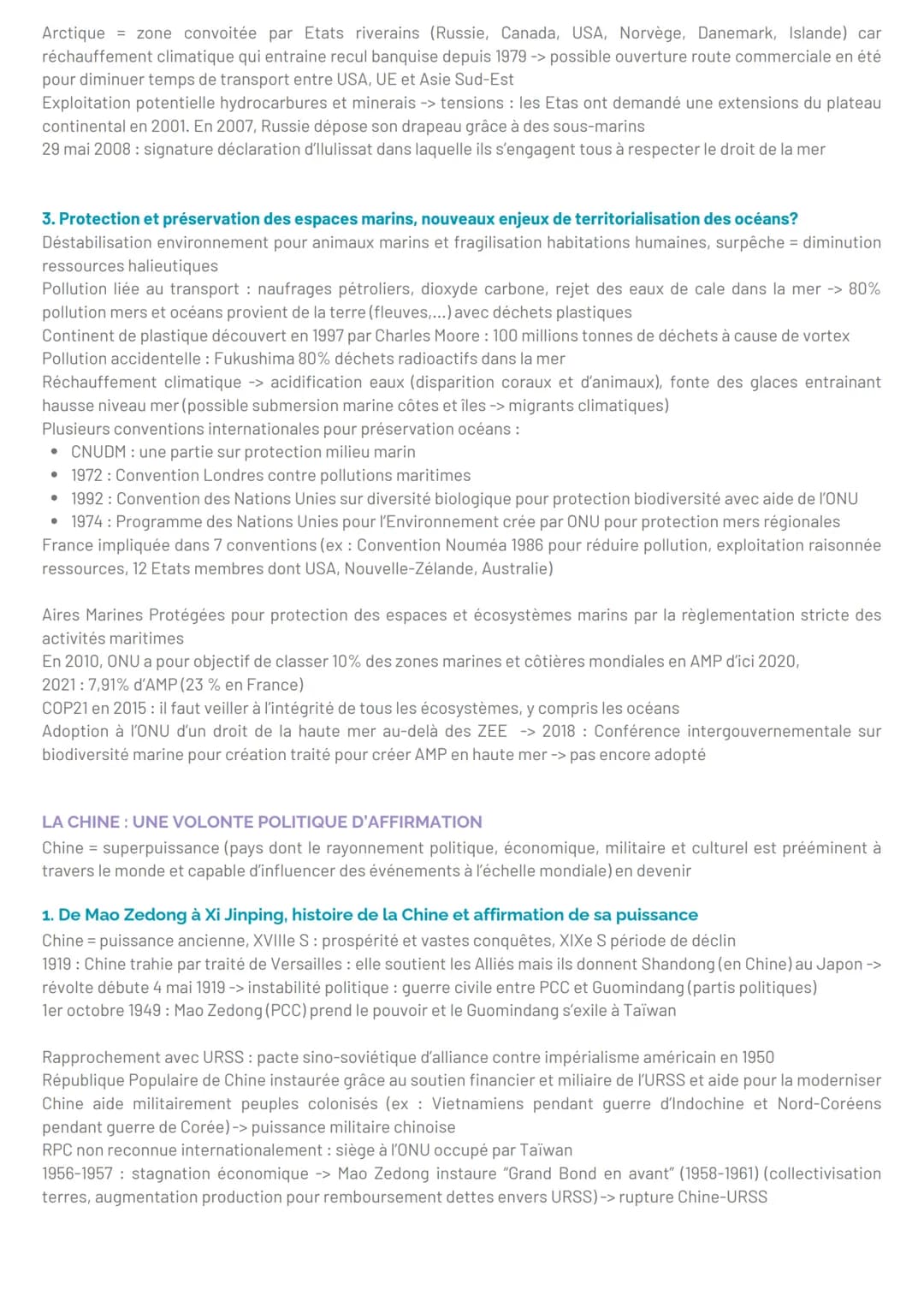 --- OCR Start ---
Séquence 1 - De nouveaux espaces de conquête
SPECIFICITES OCEAN ET ESPACE
Océan: vaste étendue d'eau salée qui couvre une 