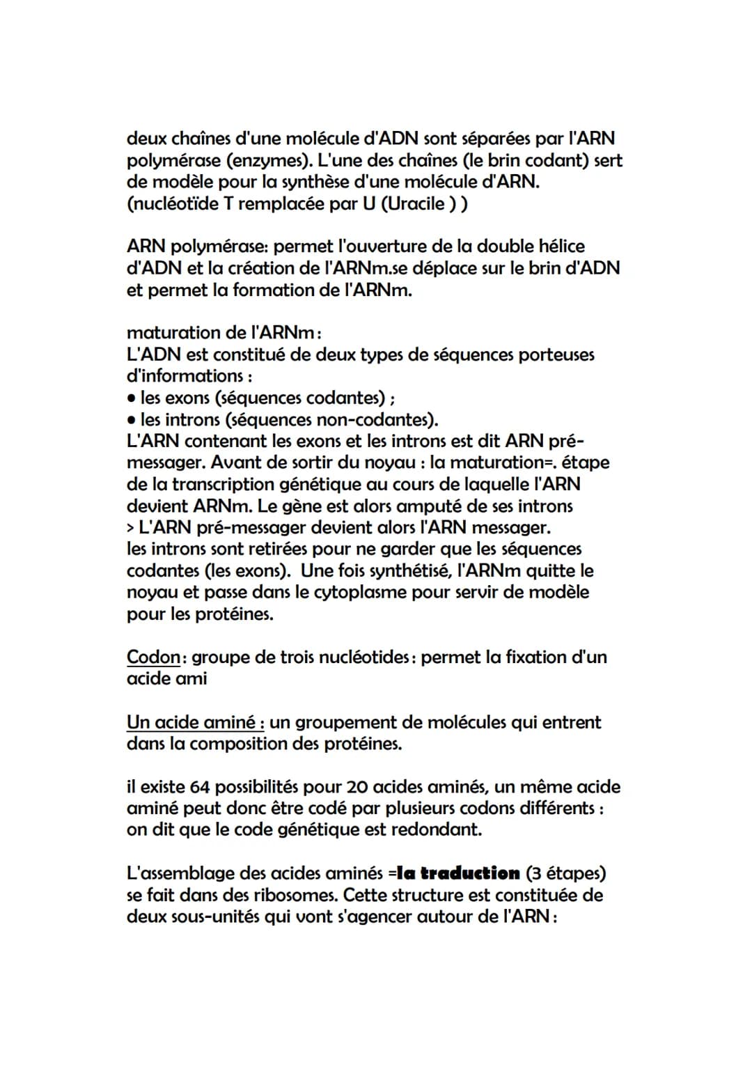 Chapitre 4: l'expression du patrimoine génétique
Le phénotype: ensemble des caractères d'un individu,
observables à plusieurs échelles : il 