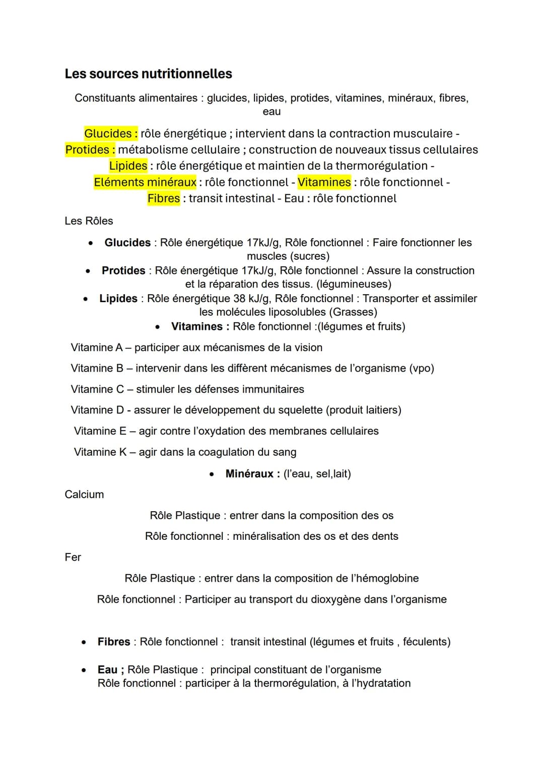 Les régimes alimentaires
Régimes hyposodés
Caractéristique: Diminuer les apports en sodium (sels)
Pathologies insuffisance cardiaque, hypert