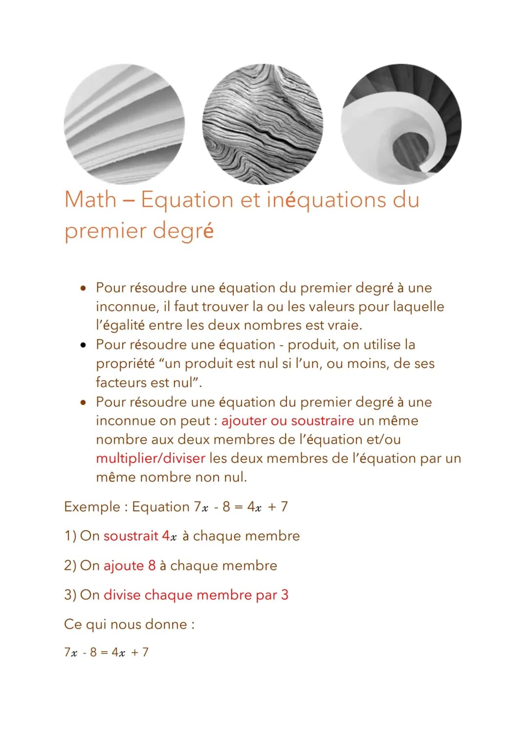 Comment résoudre des équations et inéquations simples
