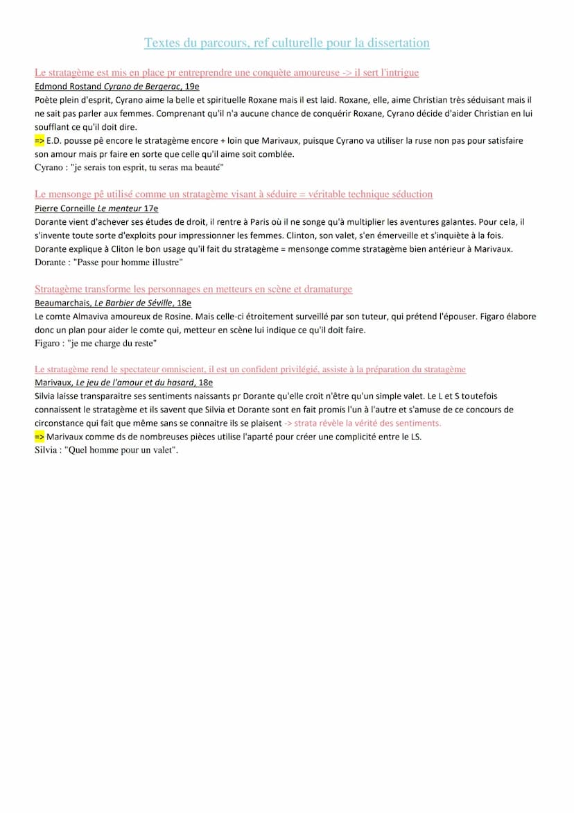 Citations Marivaux Les Fausses Confidences
Les stratagèmes sont nbx, il reposent sur divers procédés: mensonges, FC, fausses lettres
"Il y a