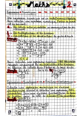 Know Contrôle Bilan: Maths prt 1  thumbnail