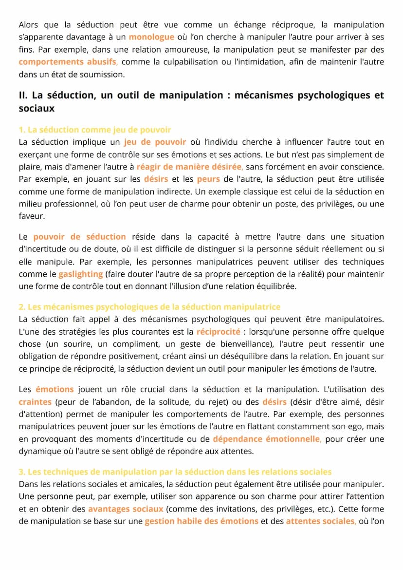 # GRAND ORAL HLP

La séduction peut-elle être une forme de
manipulation?

La séduction est un phénomène omniprésent dans notre société, que 